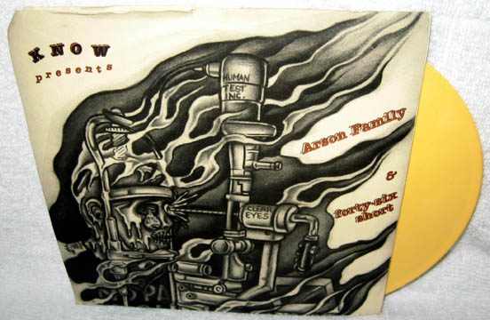 46 SHORT/ARSON FAMILY Split EP (Know) Yellow Vinyl 46 SHORT/ARSON FAMILY Split EP (Know) Yellow Vinyl